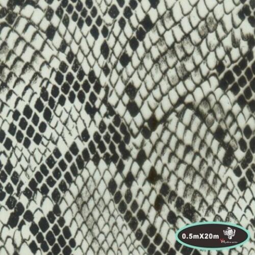 Popular DIY car decoration snake skin hydro water transfer printing film hydrographic films 50cm wide PVA Film HFZ029