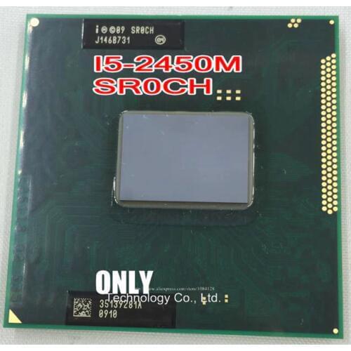 Free shipping INTEL CPU I5-2450M SR0CH I5 2450M SROCH 2.5G/3M HM65 HM67 100% new and original CPU