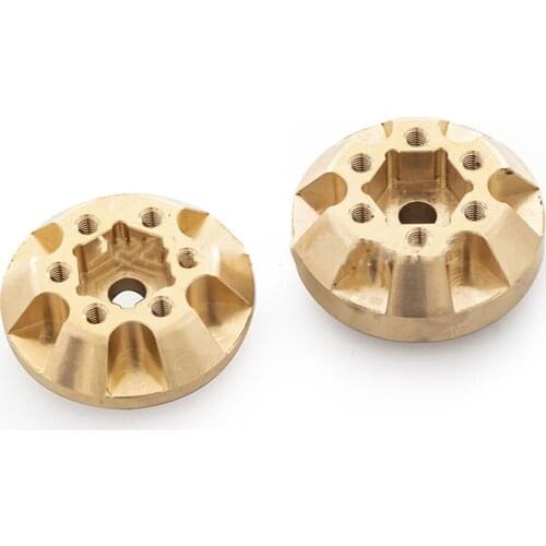 Hexagonal Brass Combiner Thick/Thin Hexagonal Hub Adapter for 1/10 Simulation Climbing Car Parts
