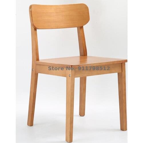 Nordic dining chair adult modern minimalist chair home solid wood desk chair dining table chair makeup Y chair creative