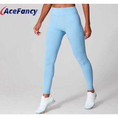 Acefancy Naked-Feel Sport Leggings Push Up Leggings Women Fitness Sports Wear for Women Gym ZC2401 Quick Dry Sports Yoga Pants