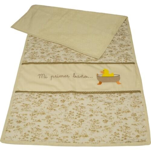 MI HIJA Y YO Toalla de Baño para Bebés de PiqueHecho A Mano