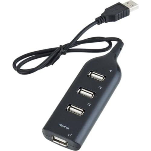 Portable NEW 4 Port USB 1.1 High Speed USB HUB Laptop PC Slim Smallest Mini USB Splitter Adapter For Mobile Phone Laptop PC