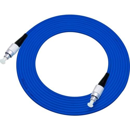 Indoor Armored 20Meters FC/PC-FC/PC,3.0mm,Singlemode 9/125,Simplex, Optical Fiber Patch Cord Cable,FC to FC