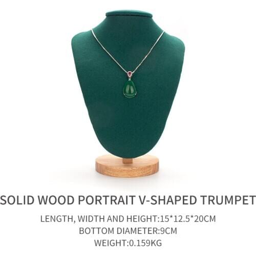 High quality female necklace jewelry display Half-length portrait stand earring bracelet ring showcase jewellery organizers tray