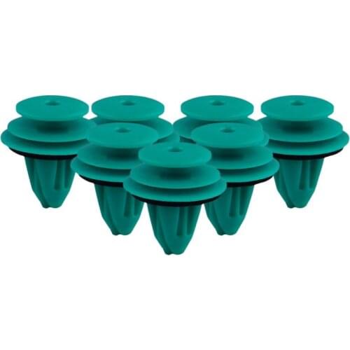 25pcs Green Trim Panel Nylon Retainer Clips Buckle For Toyota 90467-10188 Bumper Door Buckle Car Interior Accessories