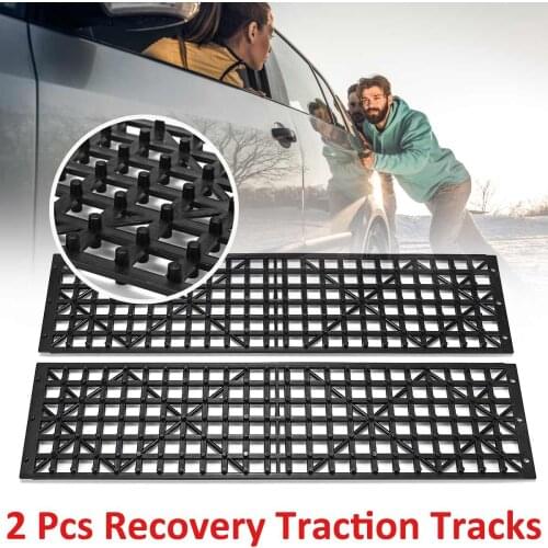 NEW 2x Car Recovery Traction Tyre Anti-skid Grip Tracks Truck Winter Snow Chains Tires Mat Wheel Chain Ice Mud Sand Road Tracks