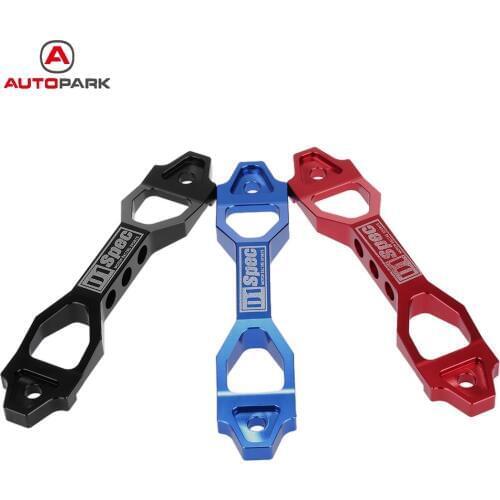 Aluminum Alloy Battery Fasten Bracket Holder Car Battery Tie Down Brace Modification Accessories for Honda Civic 2002-2005