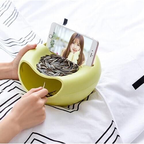 Home Multifunction Storage Box Creative Shape Bowl Perfect For Seeds Nuts And Dry Fruits Storage Organizer Box Food Tray Case