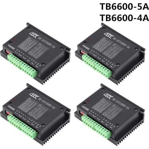 TB6600 Stepper Motor Driver 23 Nema 34 42/57/86 Nema17 4A 5A DC9-40V 1 axis Stepping Motor CNC Engraving Machine For 3D Printer