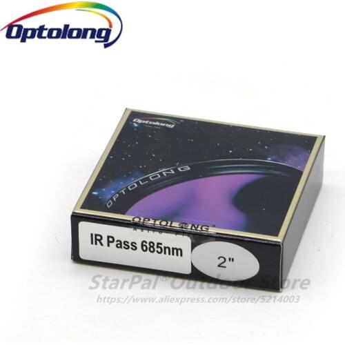 Optolong IR Pass 685nm Filter Reduce the Effects of Seeing for Planetary Photography Contrast Enhancement- 2" Mounted LD2054B