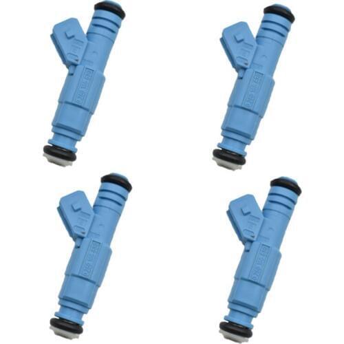 4pcs/LOT FUEL INJECTORS 0280155830 91860600 91860601 852-12166 for VOLVO TURBO S70 V70 2.3 2.4 5CYL