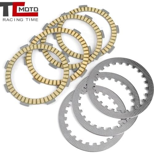 Motorcycle Clutch Friction Plates For Yamaha ATV YFM125R RAPTOR 125 XT125X XT125R YBR125 XT 125X 125R 5VL-E6321-00 5VL-E6324-00
