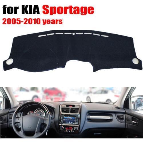 Car dashboard cover mat for KIA Sportage 2005-2010 years Left hand drive dashmat pad dash covers auto dashboard accessories