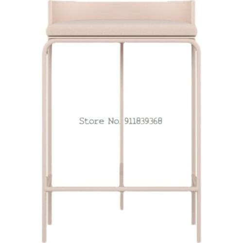 Light Luxury Bar Chair Modern Simple High Chair Creative Personality Designer Zhongdao Desk Chair Net Red Front Desk Bar Stool