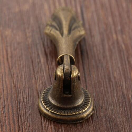 2pcs Antique Bronze 19*60mm Handles Furniture Cabinet Pulls Wardrobe Dresser Cupboard Drawer Pulls Knobs