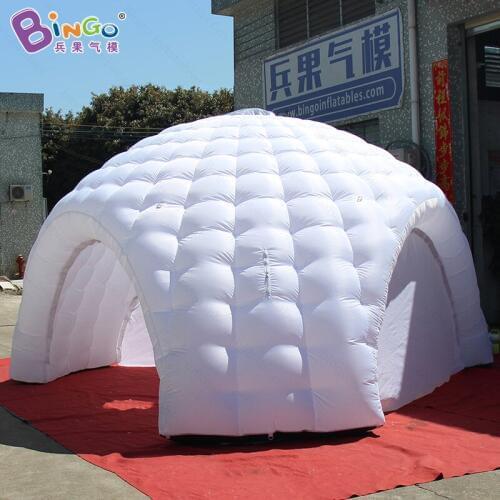 5X2.5 meters 3 pillars white inflatable tent / inflatable dome tent / inflatable party marquee toy tents