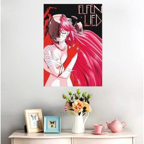 Pictures Wall Art Modular Elfen Lied Anime Canvas Nordic Style Home Decoration Painting Prints Poster for Living Room Cuadros