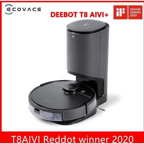 Original Ecovacs DEEBOT T8Aivi T8Aivi Plus vacuum sweeper laser navigation program automatic dust removal and cleaning function