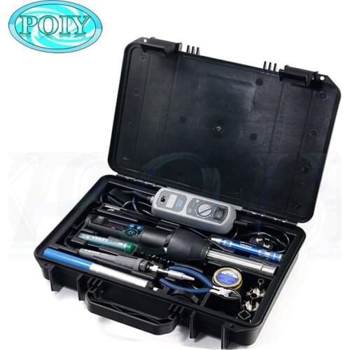 908D Adjustable soldering iron station and 8858I Adjustable Constant temperatur Hot air station Welding Tools Kit