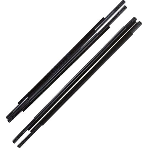 Window Glass Rubber for Lancer Ex Sealing Rubber for Lancer Gt Glass Protect Rubber Inner and Outside for Evo 10 X chrome black
