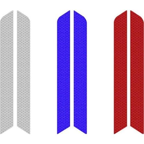 Car Reflective Sticker Warning Strip Tape Traceless Protective Car Sticker Warn On Bodywork Trunk Exterior Auto Accessories