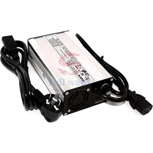 54.6V 4A Charger 48V Li-ion Battery Smart Charger Used for 13S 48V Li-ion Battery High Power With Fan Aluminum Case