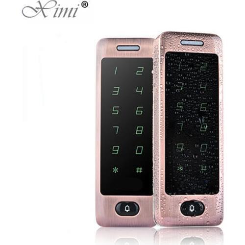 Free Shipping 125KHZ RFID Card Access Controller Single Door Standalone Access Control Proximity Card Reader With Touch Keypad