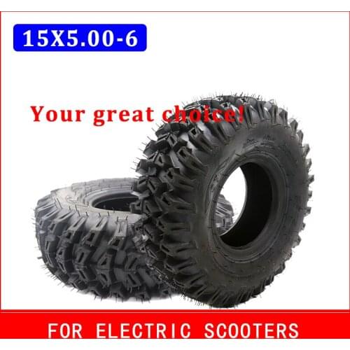 15x5.00-6 Vacuum Tire For Atv Snow Sweeper Tire Agricultural Vehicle Wear-resistant and non-slip Tire Accessories 15*5.00/6