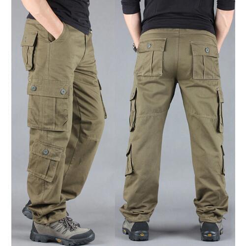 2020 Spring Summer Military Pants Men Outdoor Multi-pocket Overalls Mens Trousers Cotton Tactical Pants Big Size Sweatpants