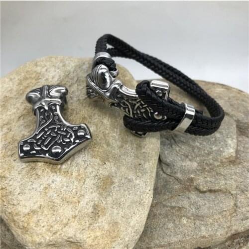 6mm Hole Vintage 316L Stainless Steel Anchor Connectors Charms For Leather Bracelet DIY Crafts Metal Pendant Jewelry Making