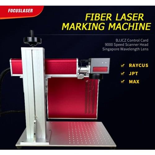 Fiber Laser Engraver Machine 20W 30W 50W Raycus JPT BJJCZ Control Card Marking Metal ABS Cutting Stainless Steel Gold Silver