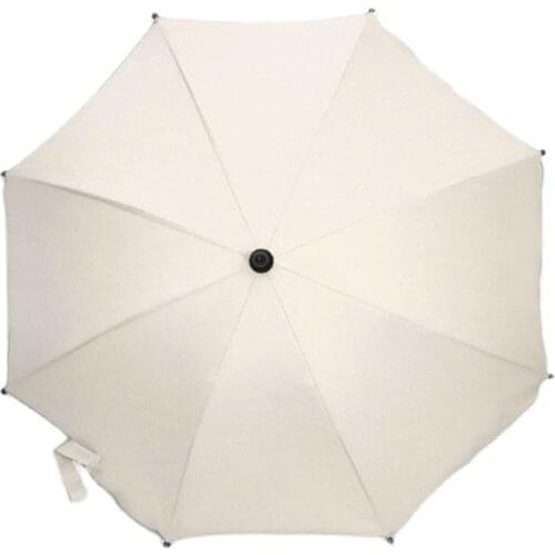Stroller accessories parasol sunshade rain dual-use umbrella angle adjustable baby carriage matching umbrella