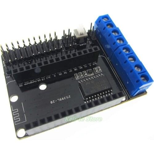 1pcs NodeMCU Motor Shield Board L293D for ESP-12E from ESP8266 esp 12E kit diy rc toy wifi rc smart car remote control