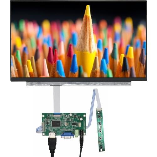 17.3Inch 1920*1080 LCD Screen Display Driver Control Board HDMI-Compatible VGA Audio For Game Console Banana/Raspberry Pi