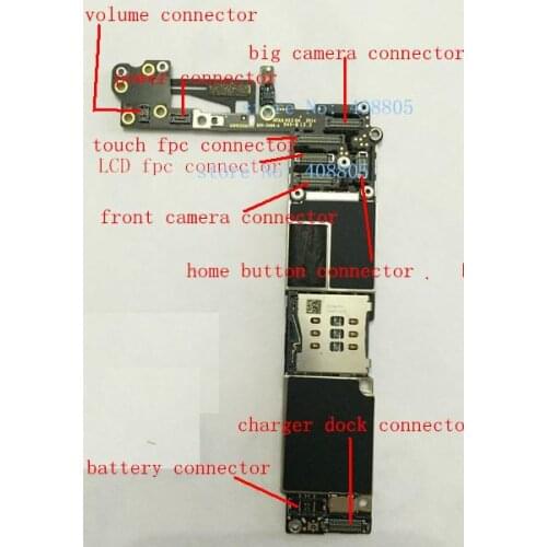 5sets/lot=45pcs, Full set FPC connector for iPhone 6 6G 4.7" LCD touch power volume camera home button charger battery connector