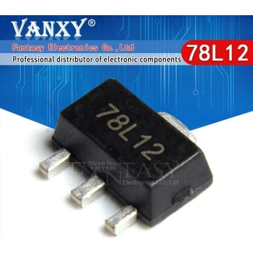 50PCS 78L12 SOT-89 SMD 12V SOT89 SOT three-terminal regulator