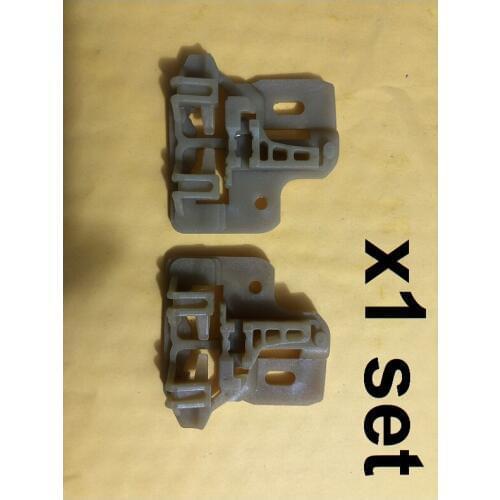 X1 Set FOR BMW X5 E53 WINDOW REGULATOR REPAIR CLIPS with PLASTIC SLIDER FRONT LEFT or RIGHT 2000-2015