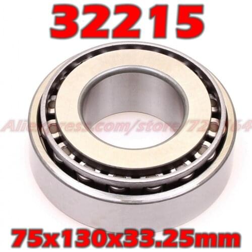 75x130x33.25 mm Tapered Roller Bearings 32215 7515E HR32215J 32215JR 32215A E32215J 32215VC12 32215U 32215E 75*130*33.25