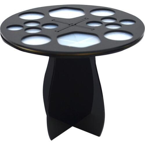 SAIANTTH Round type makeup brushes drying rack acrylic cosmetic brush clothes holder hanging Dry brush artifact maquiagem beauty