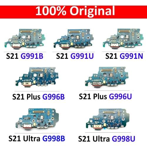 Original USB Board Charging Port Connector Board Flex Cable For Samsung S21 Plus Ultra G991U G991B G991N G996B G998U G998B G998N
