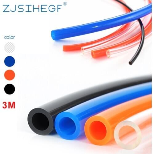 3M Pneumatic Hose Pu Pipe OD 4/6/8/10/12/14/16mm ID 2.5/4.5/6.5/8/10/12mm Air Tube Compressor