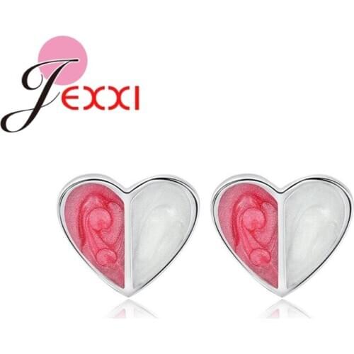 Popular Womens Holiday Essential Jewelry Stud Earrings Noble Symbol Sweet Cute 925 Sterling Silver Nice Opal Jewelry