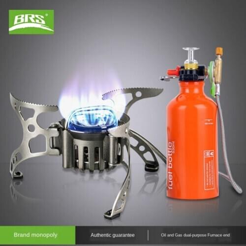 BRS-8 Multi Oil portable ra3a gas adapter outdoor camping gas cooker picnic stove brothers field gasbrander