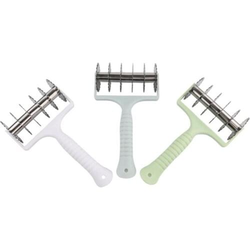 Rolling Dough Cutter Stainless Steel Pizza Wheel Pasta Cookie Biscuit Scraper Slicer Fondant Cake Mold Baking Pastry Tools New