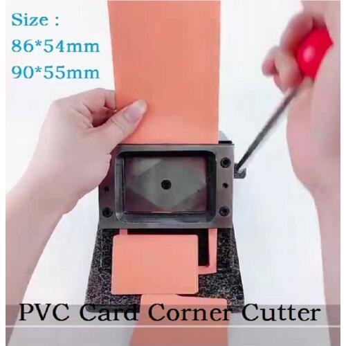 86*54mm 90*55mm PVC Paper Card Round Corner Cutter Business Card Die Cutter Punching Machine