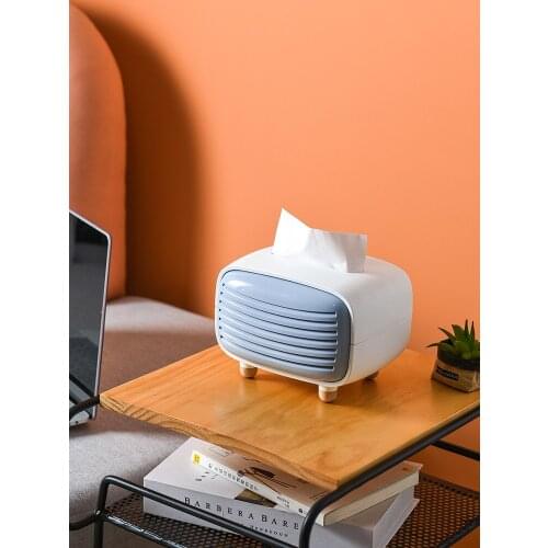TT Paper Extraction Box Desktop Tissue Box Home Living Room Creative Tissue Storage Nordic Simple Cute Gift Ins Style