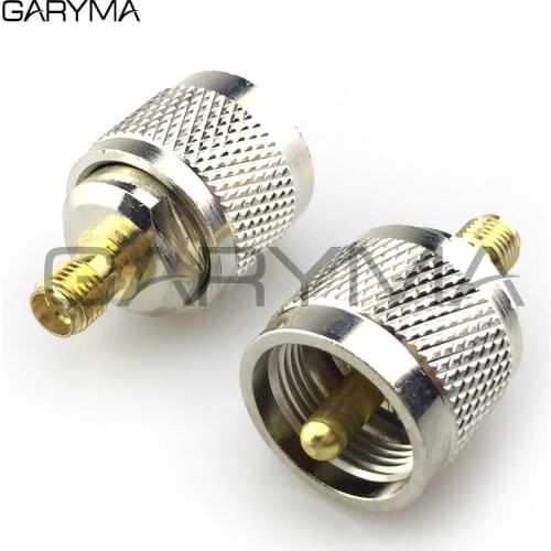 UHF Male PL259 PL-259 Plug to SMA Female Jack RF Adapter Connector