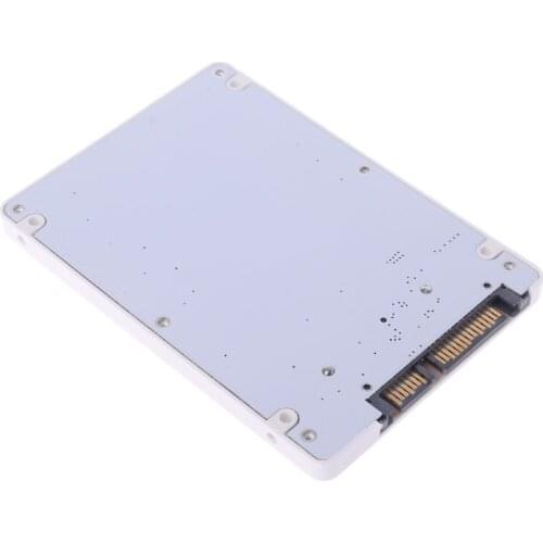 1.8" Micro SATA 16 Pin SSD To 2.5" SATA 22Pin HDD Adapter Converter With Case