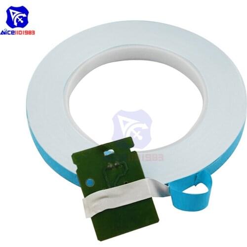 1 Piece Double Side Tape Length 25m Width 12mm Heat Tape Adhesive Tape for PCB CPU LED Strip Light Heatsink